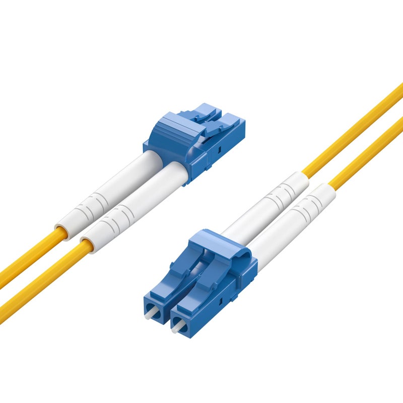 ipolex LC to LC Fiber Patch Cable Single Mode Duplex - 2m(7ft) - OS2 Fiber Optic Cable Cord Jumper- LSZH 9/125Î¼m, 10Gb/Gigabit, SMF, Yellow - Image 4